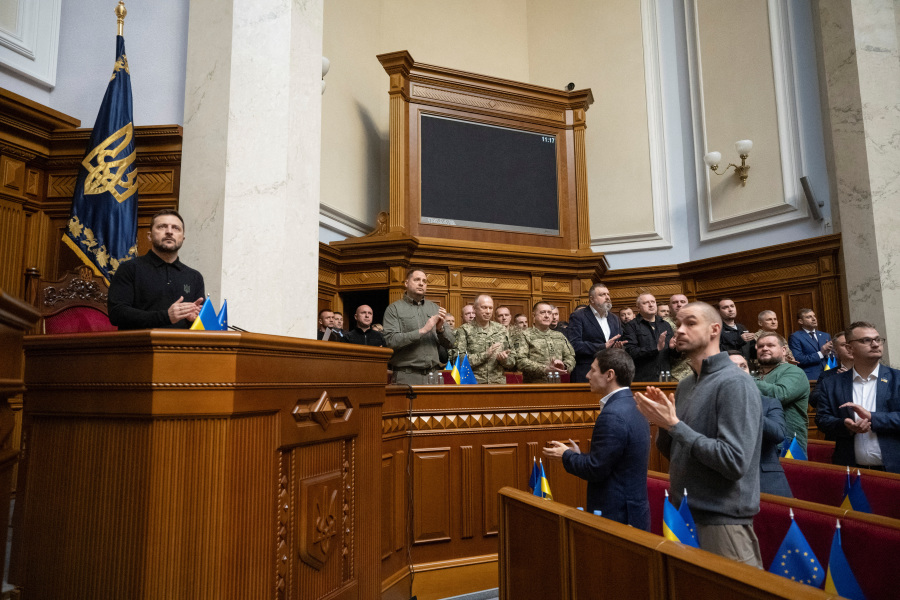 Ukraine s Zelenskiy to pitch victory plan to EU, NATO
