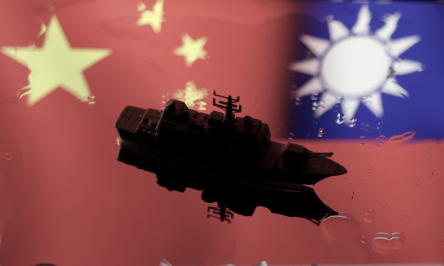 Taiwan spots Chinese carrier, China military video says prepared for battle