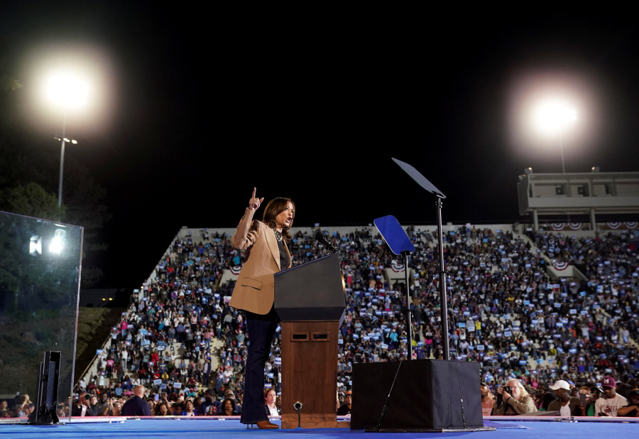 Harris will not appear on Joe Rogan podcast, her campaign says