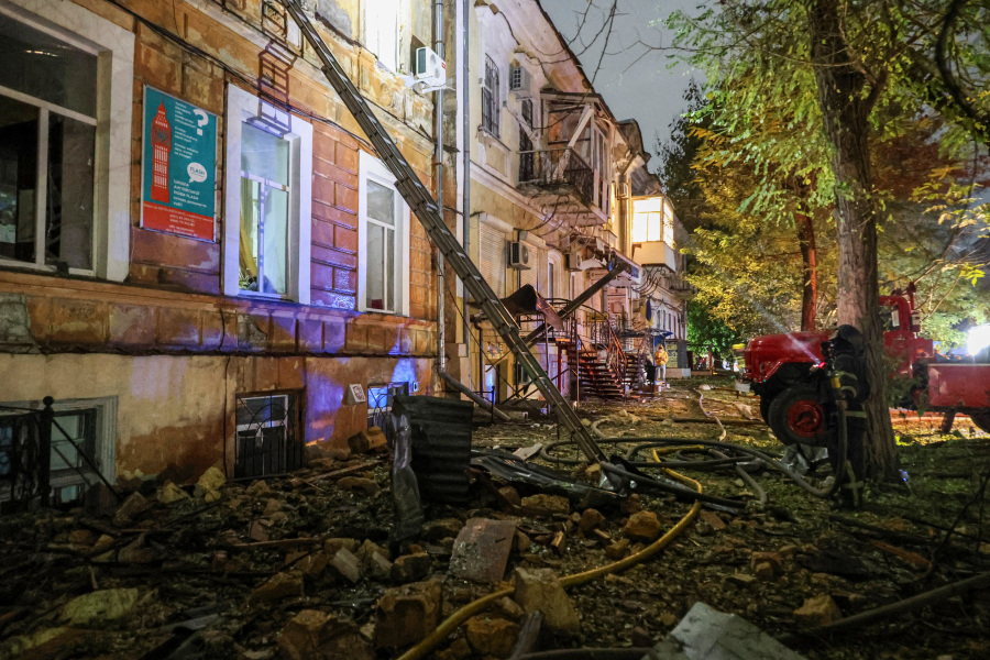 Russian air attack kills one, damages energy installations in Ukraine s Odesa