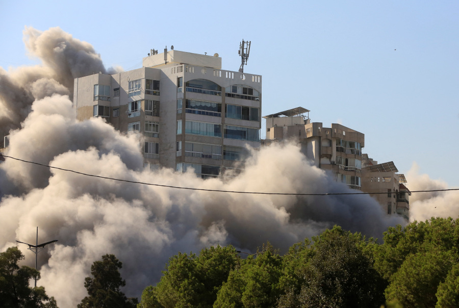 Israel hits Beirut suburb after US delivers truce proposal