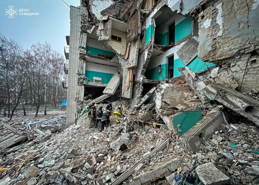 Russian drone attack on Ukraine s Sumy region kills 12, officials say