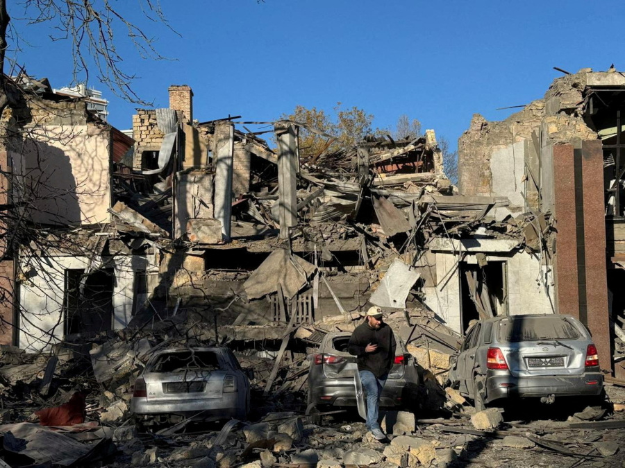 Russian drones, missiles attack Ukraine s east, south and capital