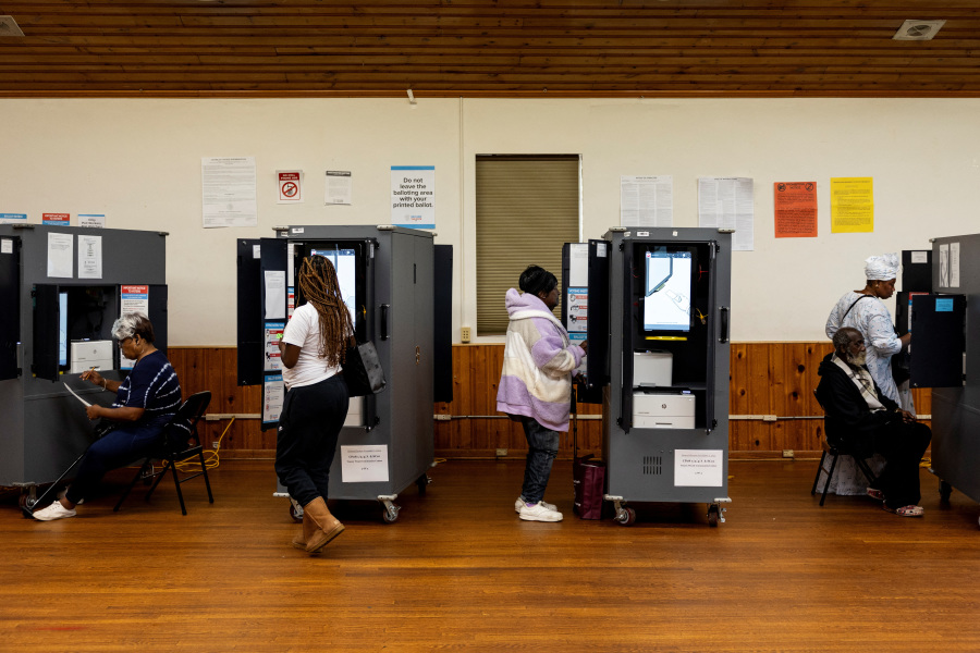 Factbox-Results of Georgia exit poll on U.S. presidential election