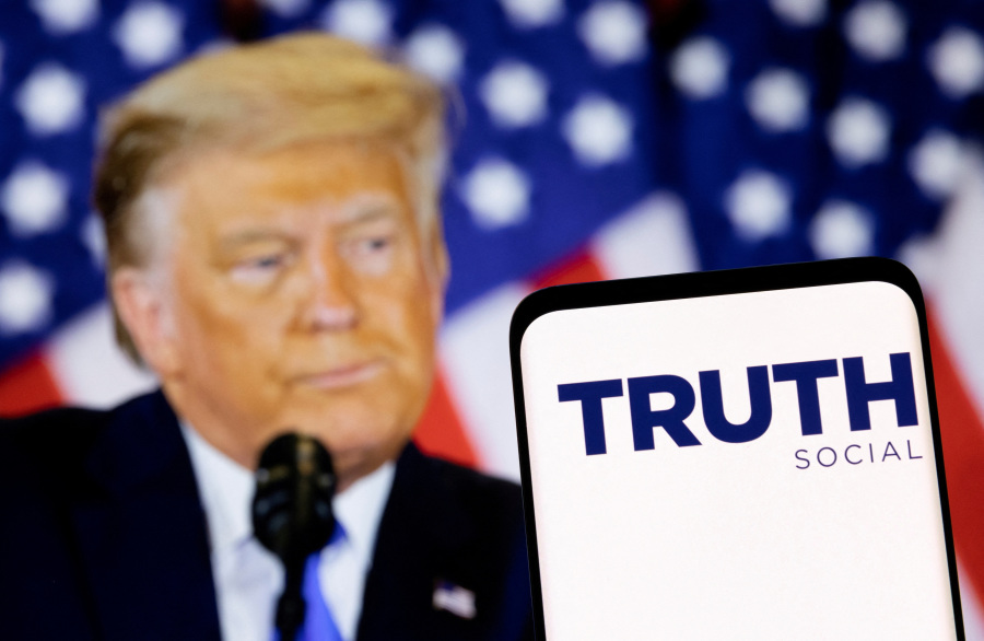 Trump Media Shares Climb After Trump Says He Won t Sell