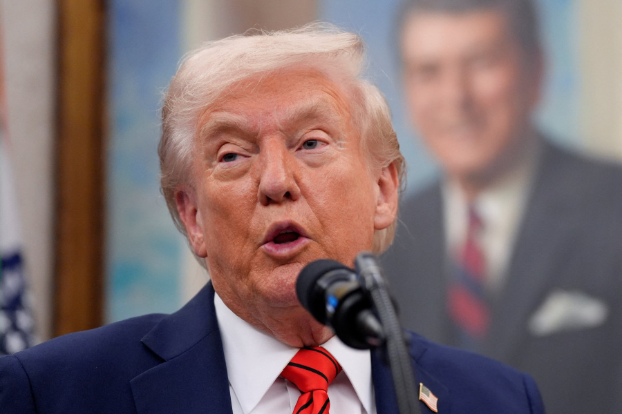 Trump says his administration identified funds to pay troops during shutdown