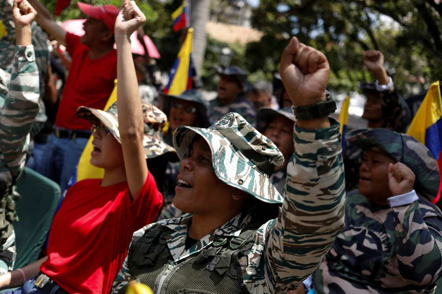 Venezuela opposition split over possible U.S. action