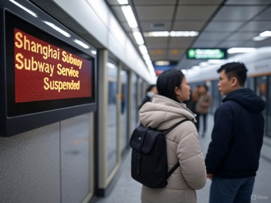 Shanghai Metro Paralysed, Public Outrage Boils Over, Shattering the Myth of Chinese Communist Party Infrastructure!