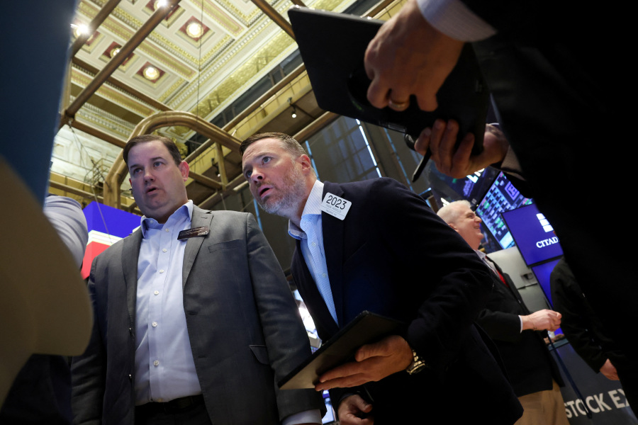 Wall Street opens sharply higher on hopes of tariff talks