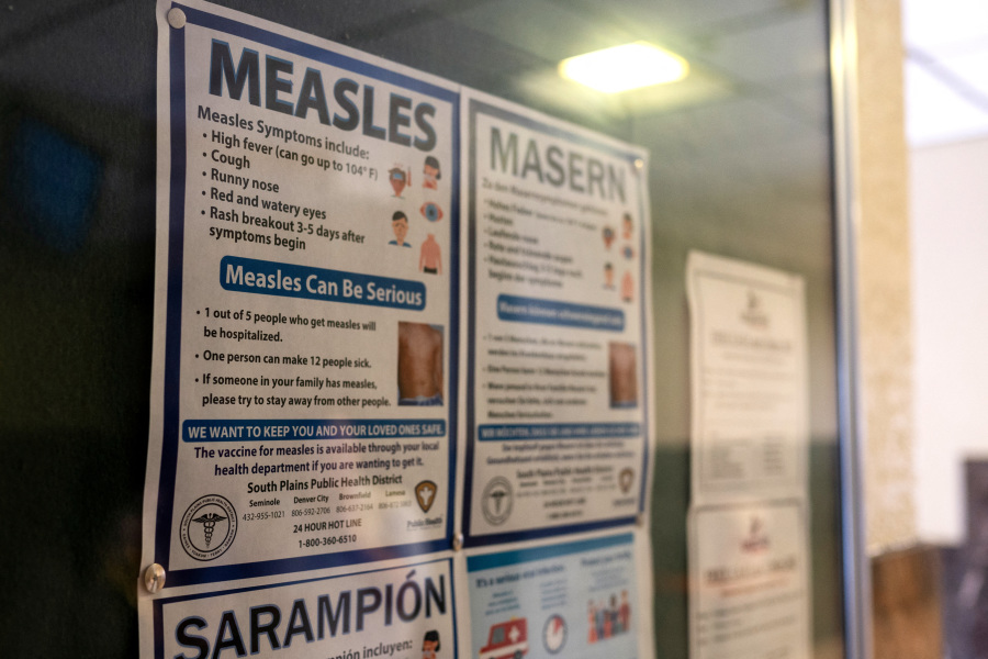 Measles cases in Texas rise to 505, state health department says