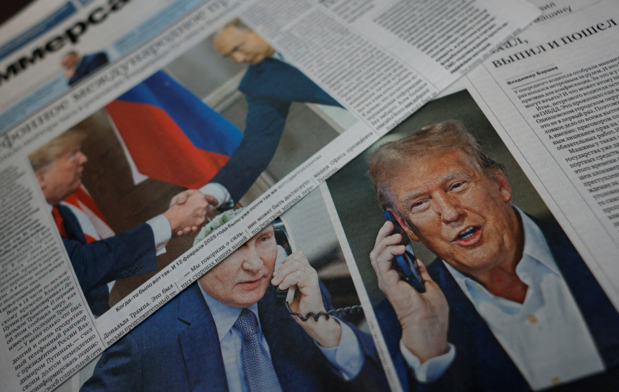 Trump says he will speak with Putin, Zelenskiy on Monday