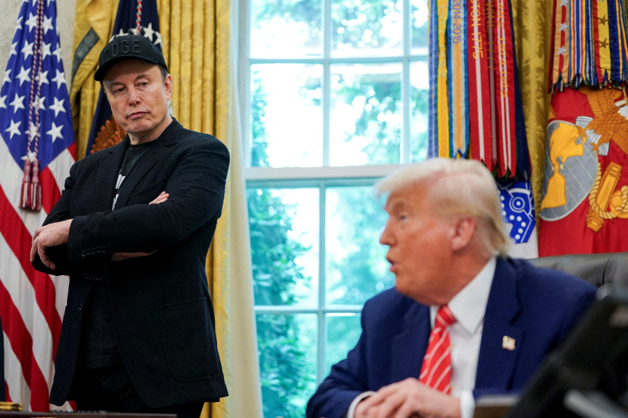 Musk says some of his posts about Trump went too far