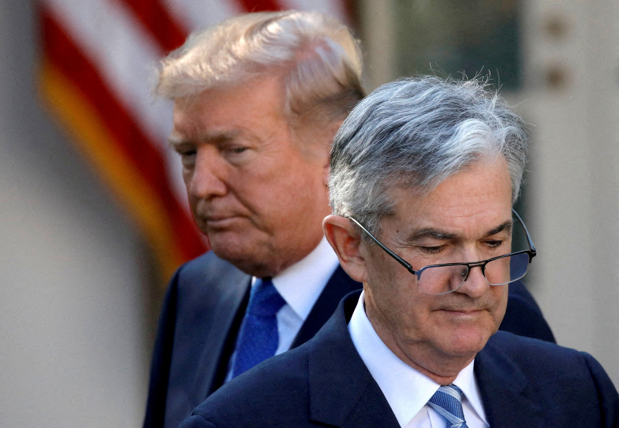 Trump says Fed s Powell will be out soon