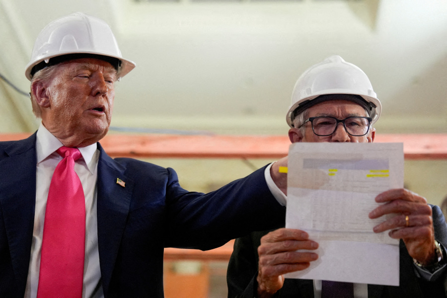 Trump cites major lawsuit against Fed s Powell, again urges rate cut