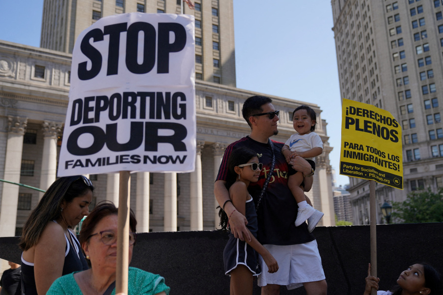 Dozens detained in US immigration raids in New York state, governor says