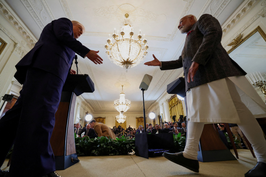 Trump says US, India continue talks on trade barriers