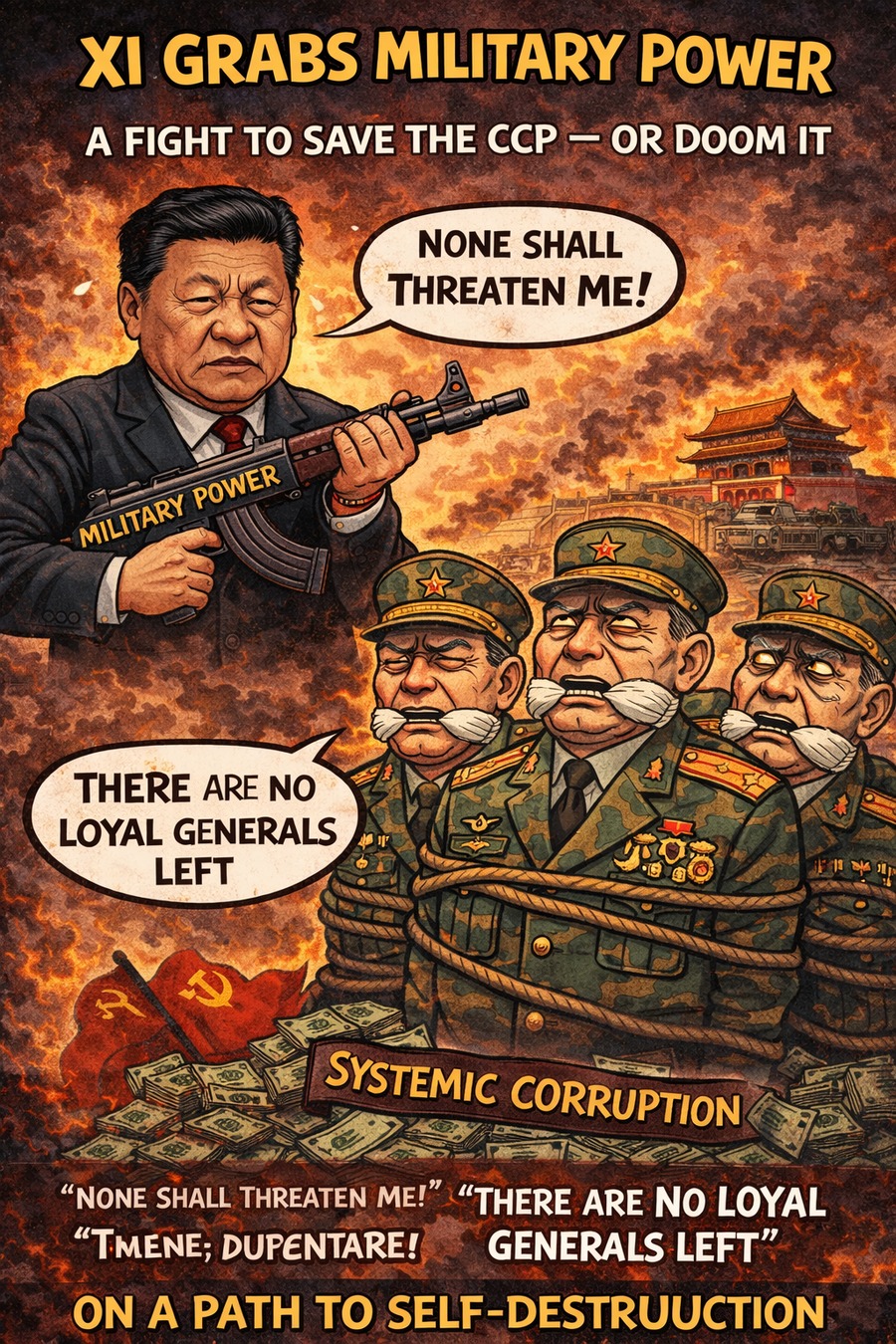 Seizing Military Power: Xi Jinping Fights to Save the Party, All the Way to Its Destruction