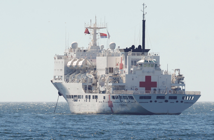 Chile denies onboard care by Chinese medical ship as US pressure mounts