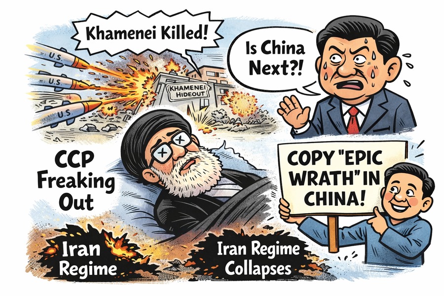 Khamenei Killed, CCP Alarmed; Chinese Call on U.S. to “Replicate” the Operation