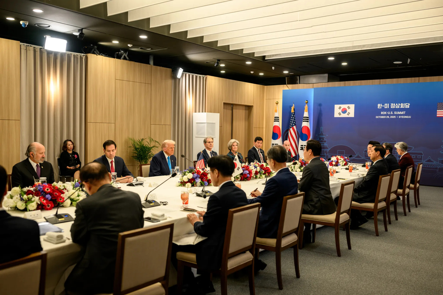 South Korea s PM meets Trump in Washington, official says
