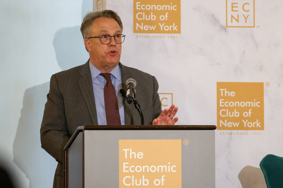 Fed s Williams says rate cuts still possible, does not address Iran war