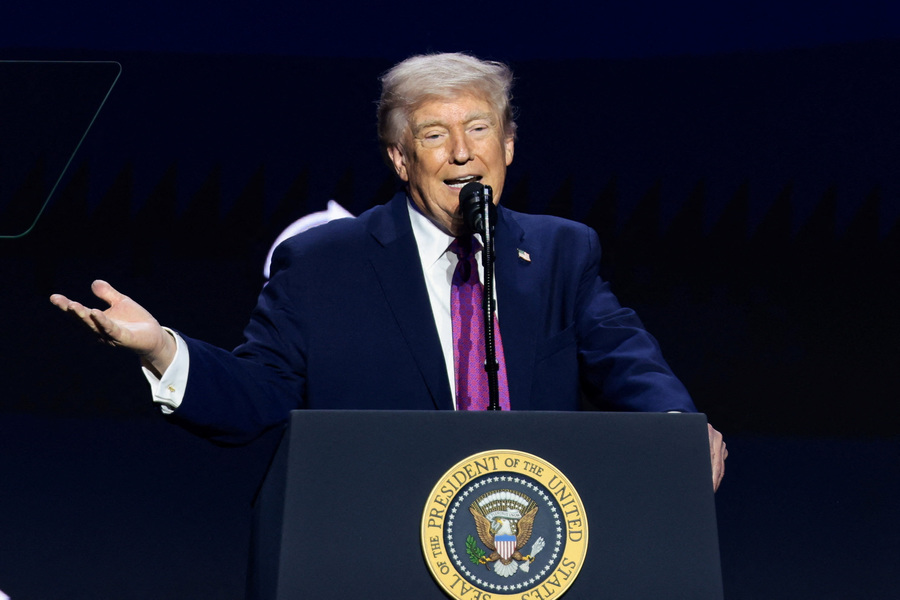 Trump cites defense production act to sign energy-related memorandums