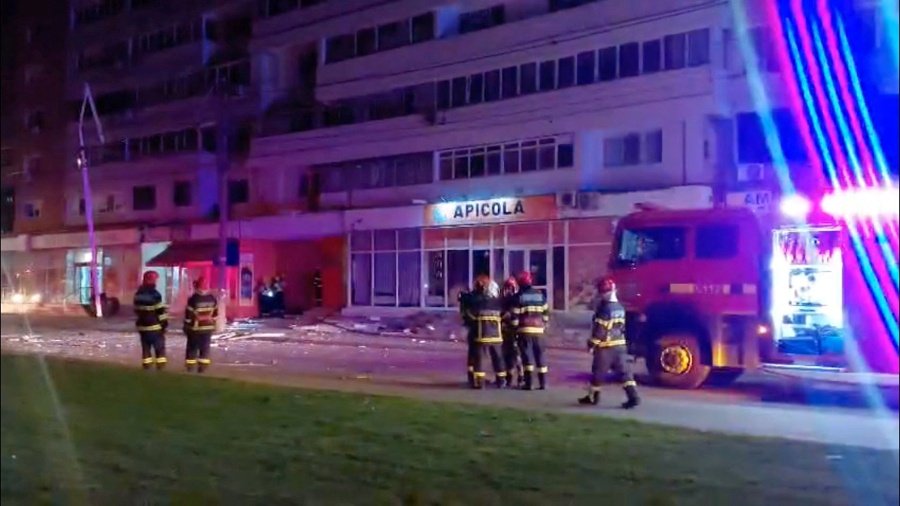 Two injured as drone hits Romanian apartment building close to Ukraine border