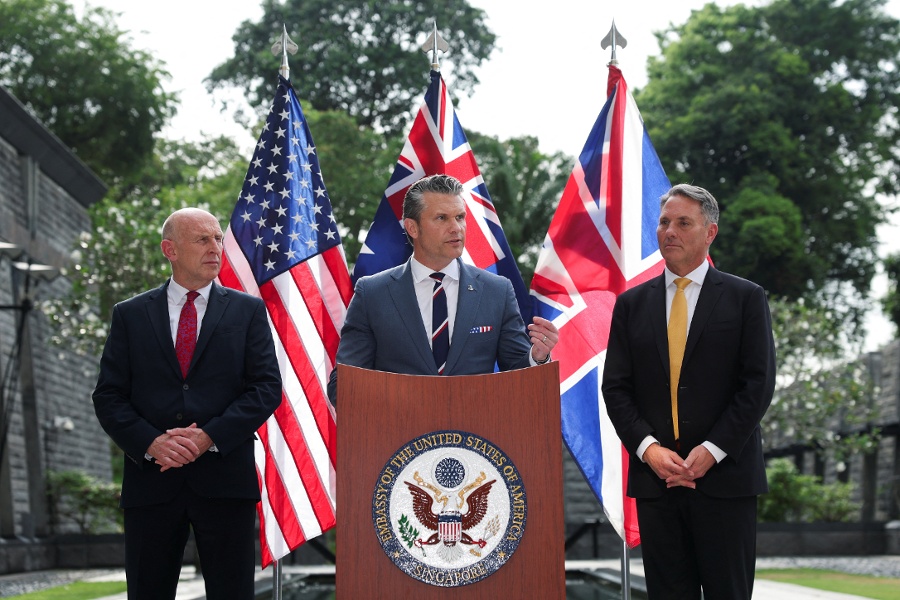AUKUS to develop unmanned undersea vehicles, Pentagon chief says