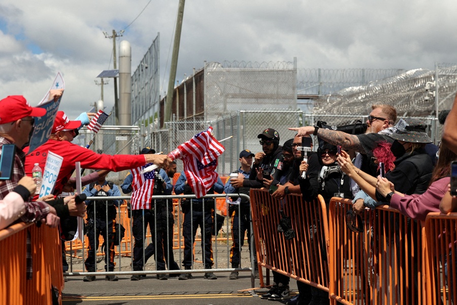 New Jersey governor links rising tension around immigrant detention center to out-of-state troublemakers