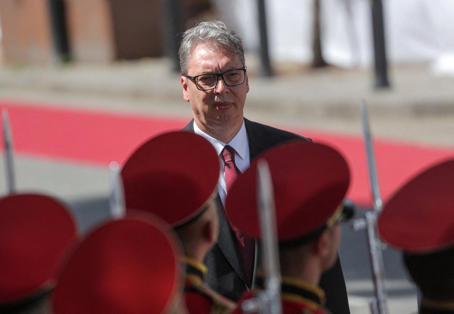 Serbian President Vucic says he will resign with weeks