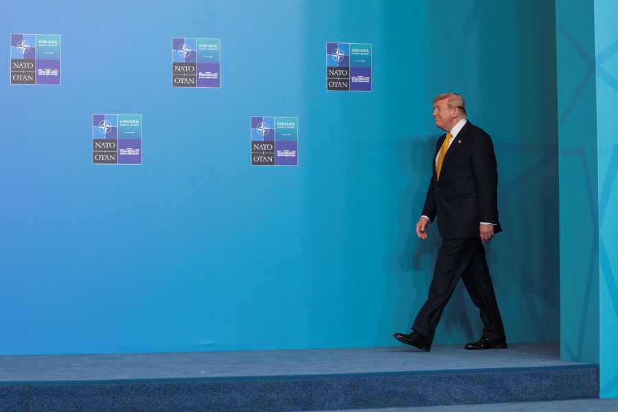 Trump told NATO leaders he wants to keep US in alliance, source says