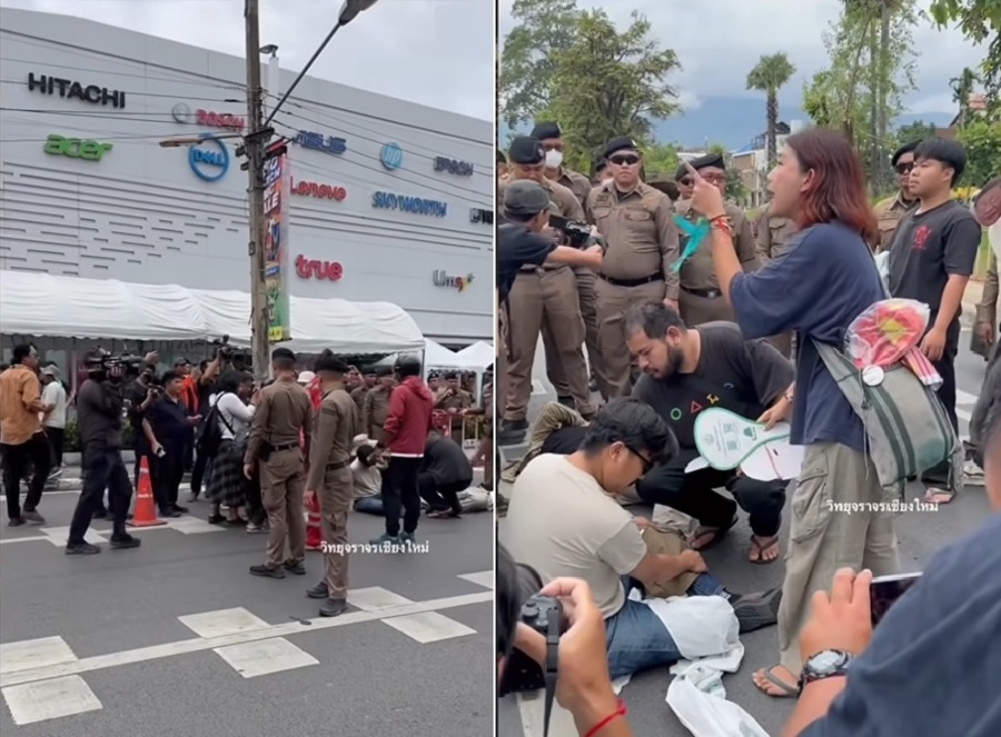 Thai Civil Groups Protest BRI Pollution at Chinese Consulate