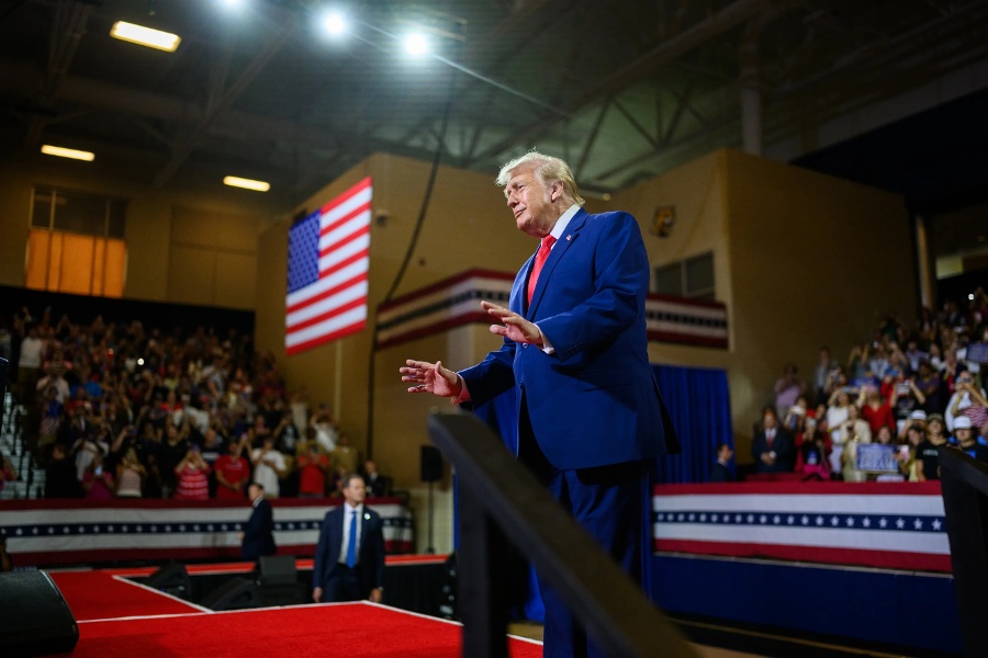 Just 5 of Michigan primary votes cast on Election Day; Trump reacts to results
